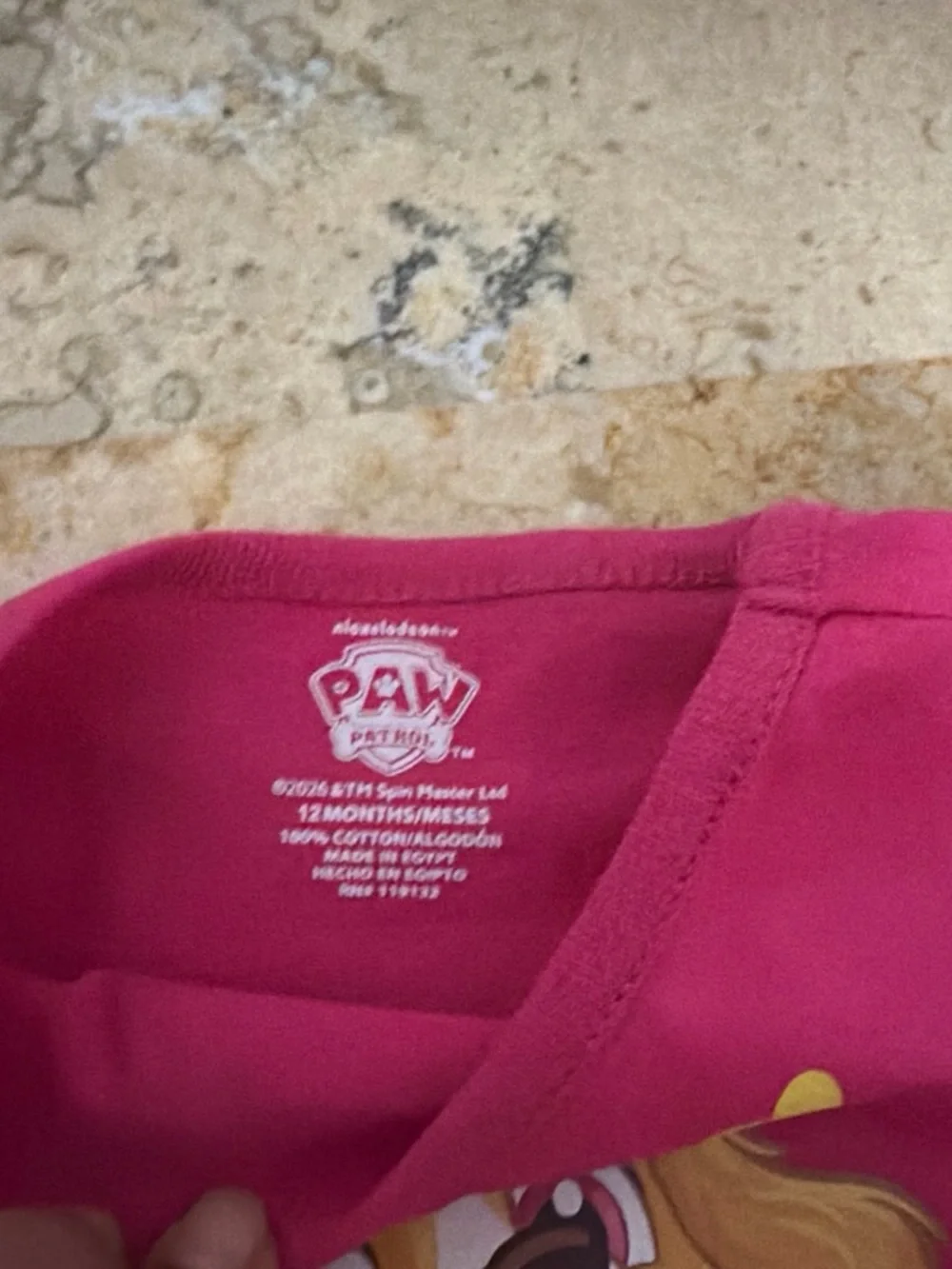 Paw Patrol bright pink
